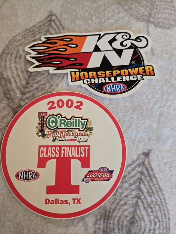 Vintage NHRA  Drag Racing Decals *ORIGINAL*
