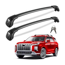 KINGGERI Lockable 260lbs Roof Rack Cross Bars Compatible with Hyundai Palisad...
