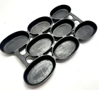 Antique Griswold Cast Iron Gem Muffin Pan #943 Mini Cakes Breads Rolls USA