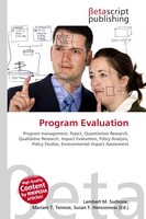 Lambert M. Surhone (U. A.) | Program Evaluation | Taschenbuch | Englisch (2026)