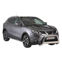 FrontbüGel FrontschutzbüGel FüR Nissan Qashqai 2017-2021 ø63Mm Stahl Silber