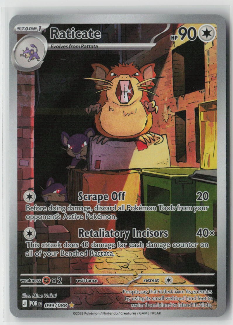 Raticate 099/088 Perfect Order Holo NM/M - Buy More & Save