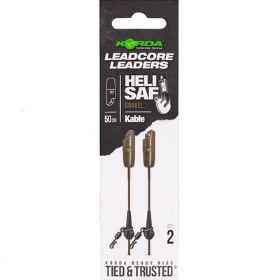 Korda Kable Leadcore Leader Heli Safe Gravel