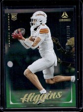 2025 Panini Luminance Jayden Higgins RC Green Rookie #/100 Texans