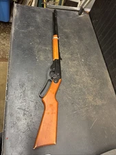 Vtg Daisy Red Ryder Model 1938B Wooden BB Gun Tested Works 