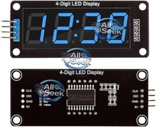 1PCS NEW TM1637 0.56 Inch 4-Bit Digital Tube Clock Display Module Blue