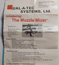 Qualatec / Phrobis "Muzzle Mizer" Muzzle Brake Compensator Ruger Ac556 Mini14GB