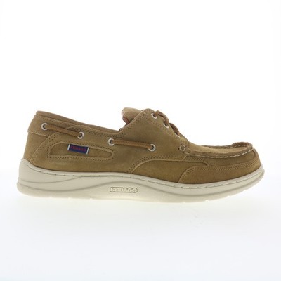 Sebago Scotty 71131QW-907 Mens Brown Suede Loafers & Slip Ons Boat Shoes 12