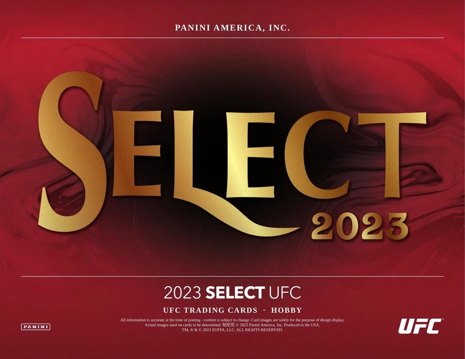 2023 Panini Select UFC Hobby Box - Image 4 of 4