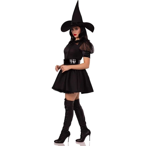 Leg Avenue Womens Classic Bewitching Witch Costume, SMALL, Black - Image 3 of 4