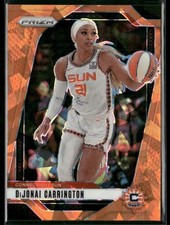 2024 Panini Prizm WNBA DiJonai Carrington #118 Orange Ice Prizm Sun BB2015