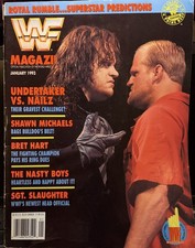 WWF Magazine January 1993 Undertaker, Nailz WWE Wrestling