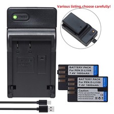 D-Li109 Battery or USB charger For Pentax K-R Pentax K-S1 K-S2 KS2 Pentax KP KF