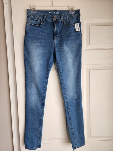 Girls Old Navy 18 plus High Rise Rockstar Jeggings Medium Wash Jeans NWT - Picture 1 of 6