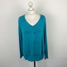 Kettlewell Lulu Layered Long Sleeve Top Blue Size Medium Ladies Tshirt