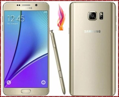 Samsung Galaxy Note 5 SM-N920V 32GB Verizon Unlocked Android Smartphone Gold B++