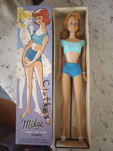 Vintage Midge Barbie's Friend Model Blonde #860 IN BOX 1962 Mattel - Picture 1 of 18