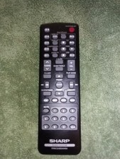 Pre Owned Sharp Audio System Remote. Untested. RRMCGA255AWSA