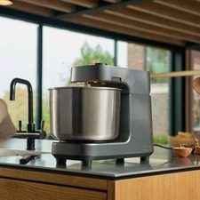 Ooni Halo Pro Spiral Mixer - Dough Stand Mixer w/ Attachments, 7.3 Quart - Grey