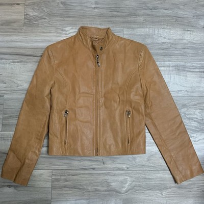USA Vintage Cockpit Leather Flight Bomber Pilot Jacket Large Brown