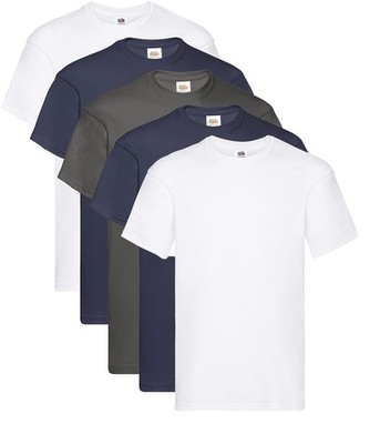 Fruit of the Loom Herren Original T T Shirt (5er Pack)