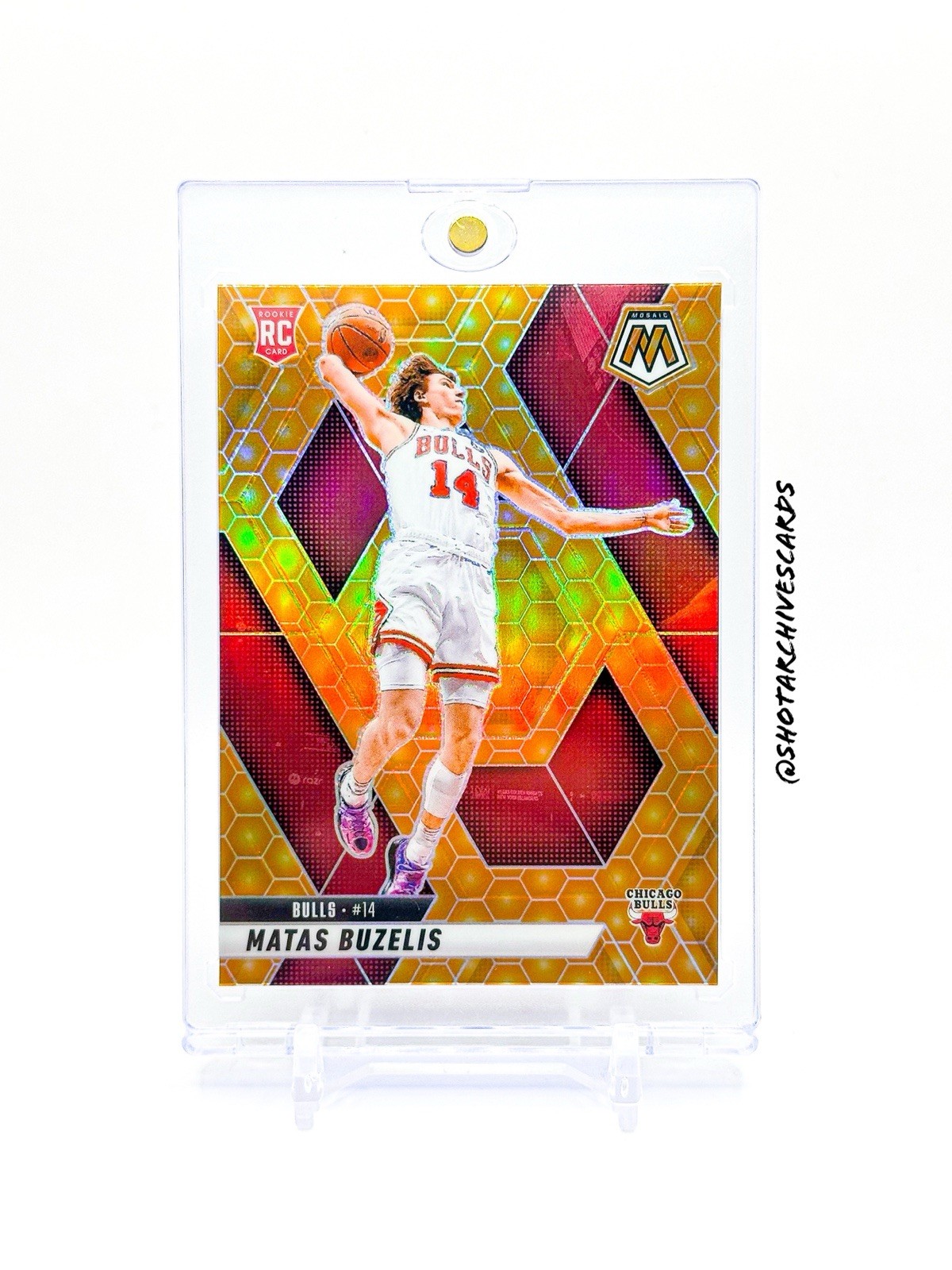 2024-25 Panini Mosaic Matas Buzelis #223 RC Rookie Honeycomb Case Hit SSP