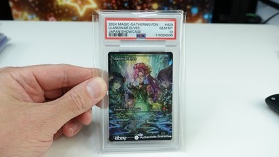 Llanowar Elves (Showcase) Foundations Foil PSA 10 ENGLISH