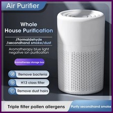 Air Purifier HEPA Filter Large Room for Smoke Dust Pet Smell