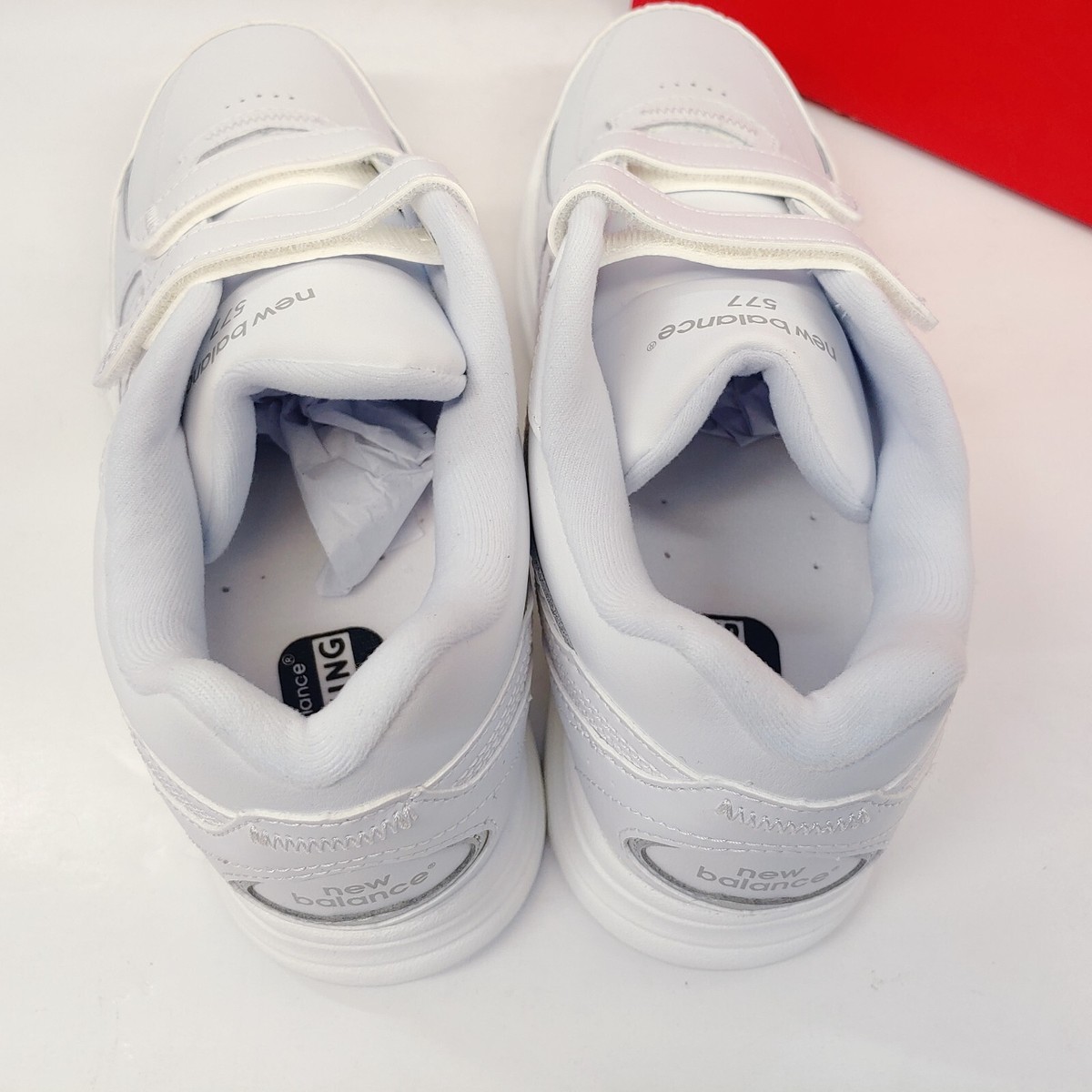 New Balance ☆ made in USA WW577VW Triple White New Balance 577 Walking Shoes Sneakers Womens Size 7.5 White