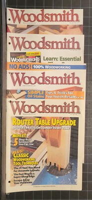 4   Issues of Woodsmith Magazine     2006- 2008      B206