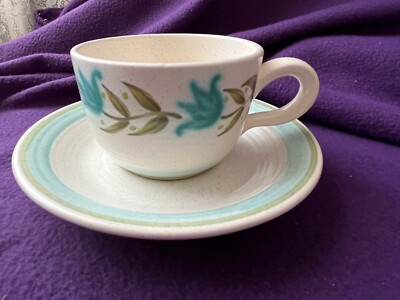 MCM Franciscan Tulip Time cup and saucer set