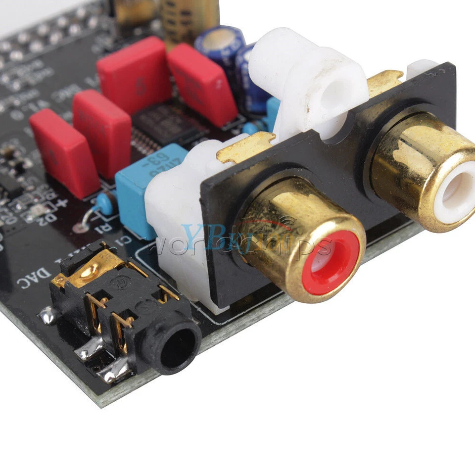 Módulo de tarjeta de sonido de audio HIFI DAC negro interfaz I2S para Raspberry Pi versión B Foto 4 de 4