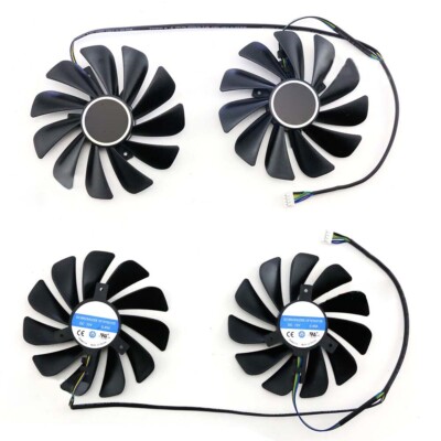 For PowerColor & DATALAND RX5700XT 5700 5600XT 8GB Red   Graphics Card Fan #E8