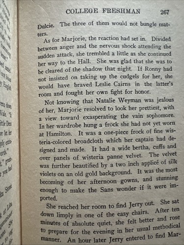 Marjorie Dean College Freshman Hardcover By Pauline Lester - 1922 - Picture 10 of 13