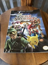 Retro 2008 Super Smash Bros Brawl Prima Premiere  Edition Strategy Guide Wii