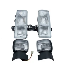 Headlight & Conrner Lamp LH+RH For Nissan UD 1800 -3300 1995-2010 W/ Bracket A⁺