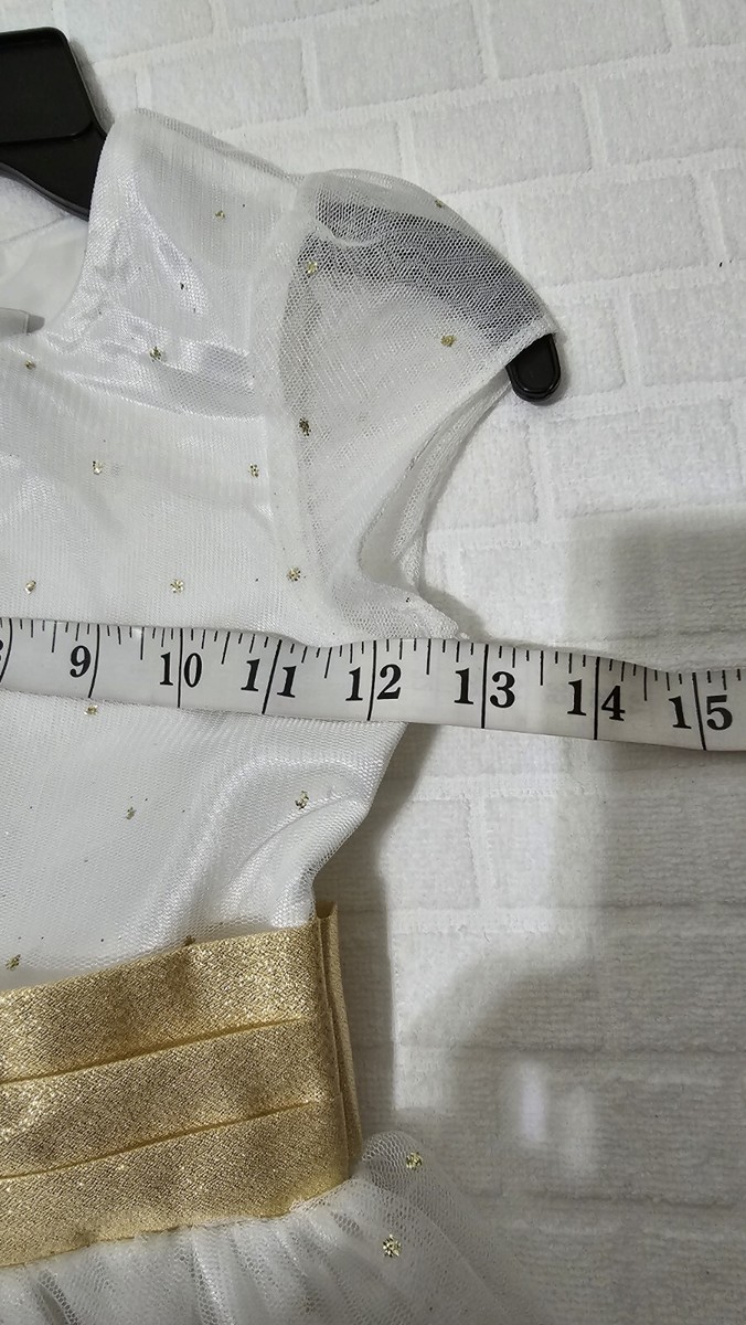 Rare Editions Girls Size 6x Gold Glitter 1 Piece Dress | eBay