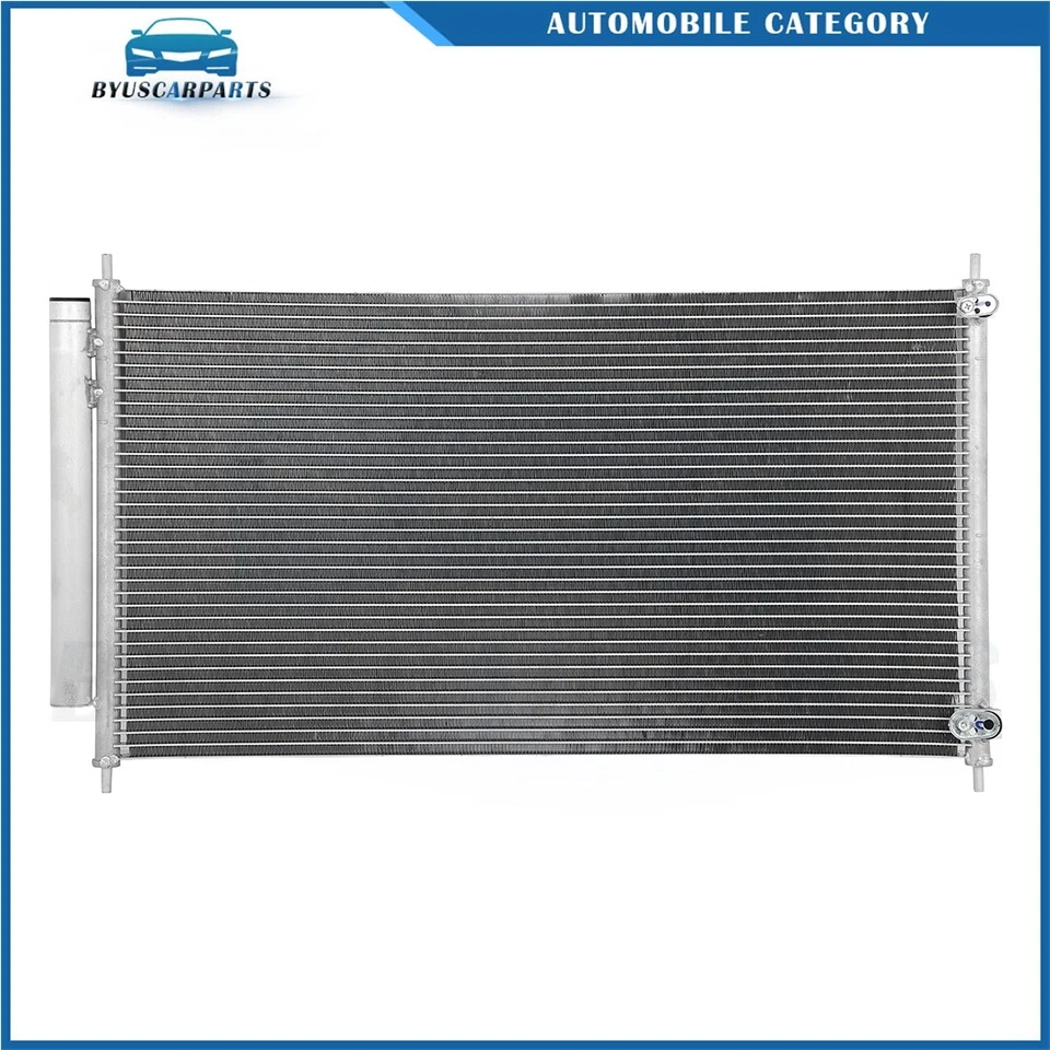 For 2013-2017 Honda Accord 2.4L Aluminum Radiator & AC Condenser Cooling Kit — 第 4/4 张图片