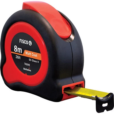 Fisco Hultafors 8m 26ft TUF-LOK HI-Viz Metric/Imperial Tape Measure, HUL367213