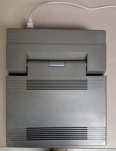 Vintage Toshiba T3100 PA7037U Laptop Computer - Picture 3 of 10