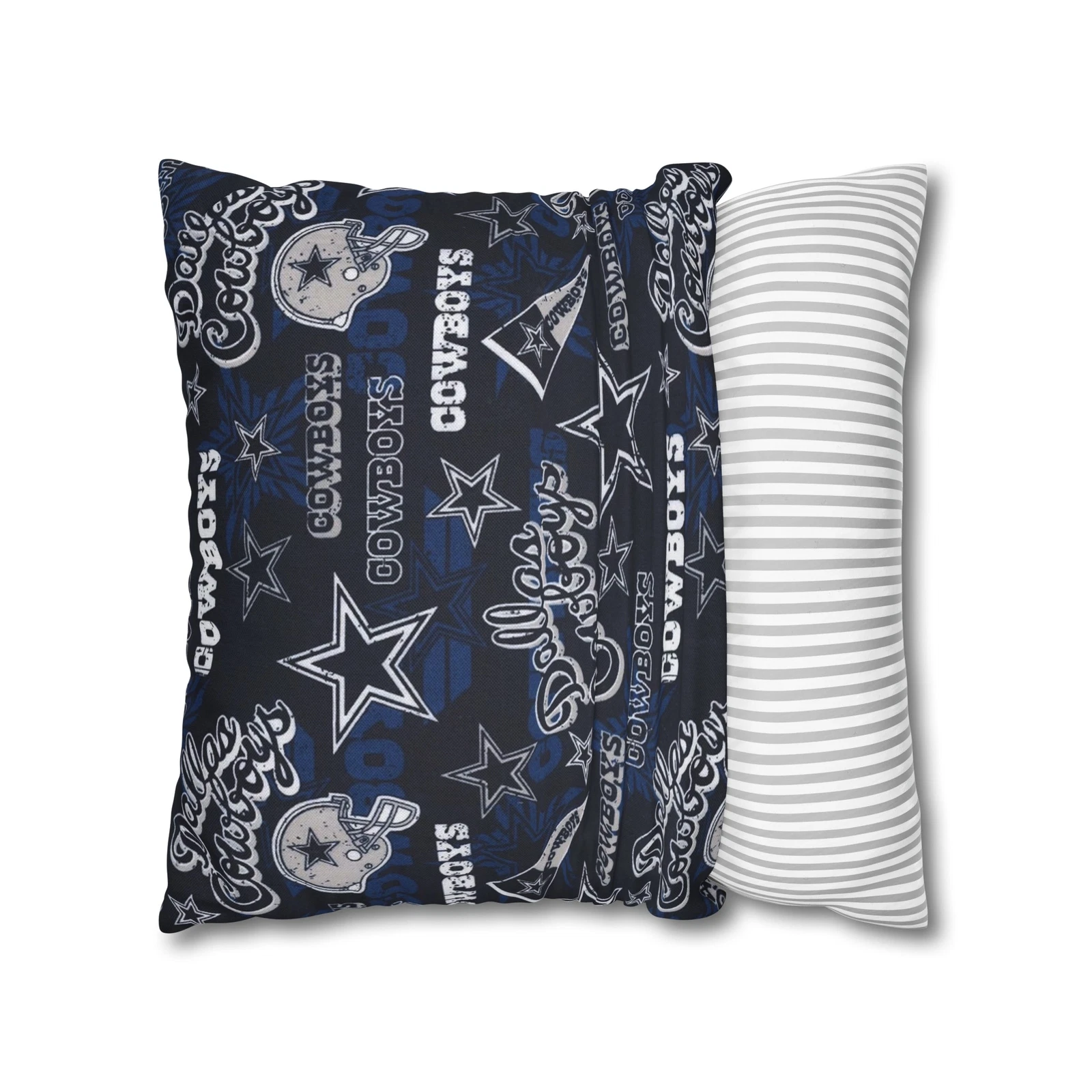 Dallas Cowboys Spun Throw Pillowcase