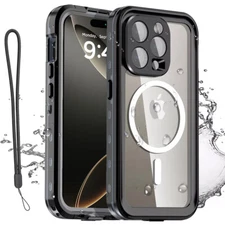 For iPhone 16 15 14 13 12 Pro Max SE 2022 Case IP68 Waterproof Shockproof Cover