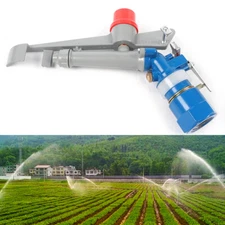 Adjustable Irrigation Spray Gun 1.3" Garden Large Impact Irrigation Sprinkler