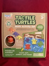 Hand2mind Tactile Turtles Math Activity Set 36 Turtles  20 Activities 46-pc NIB
