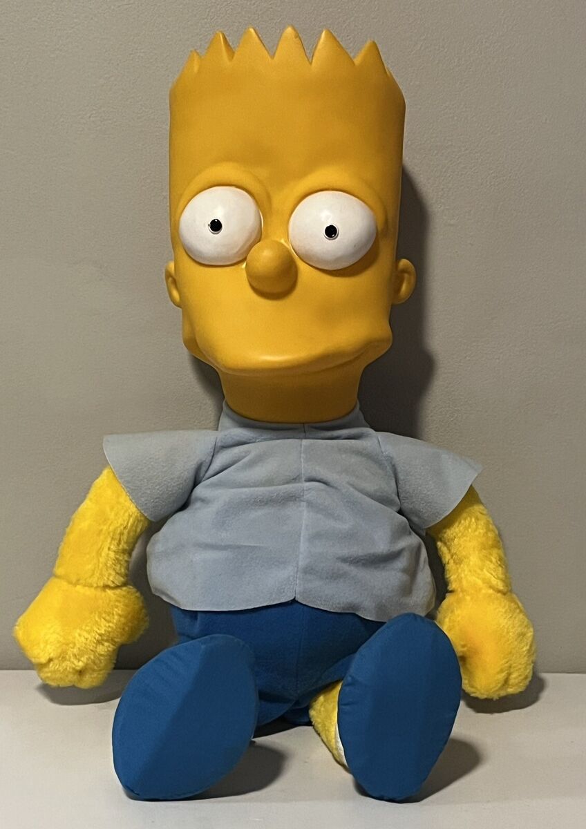 1990 Vintage 23” Bart Simpson Plush Plastic Head - ACME 1990 Vintage 23” Bart Simpson Plush Plastic Head - ACME