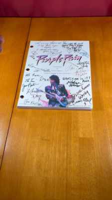Purple Rain Script Signed- Autograph Reprints- Prince | eBay