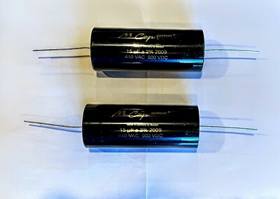 PAIR Mundorf MCap Supreme Aluminum Capacitor 15 uf 15.0 mfd uf 600VDC