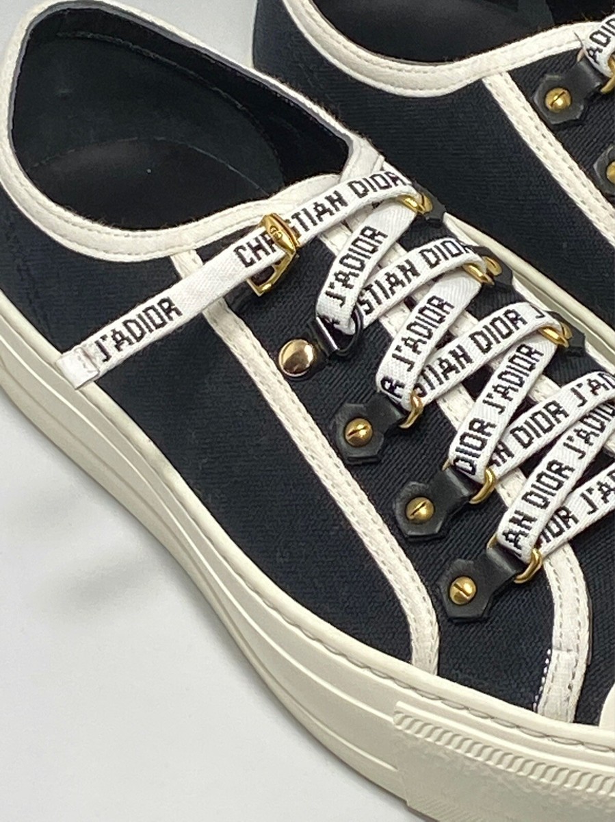 Dior canvas low top sneakers size 40.5 | eBay