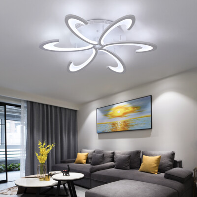 Greelustr LED Deckenleuchte Wohnzimmer Esszimmer Deckenlampe Kronleuchter 30/60W