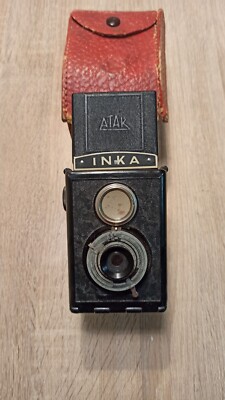 Vintage BAKELIT ATAK-INKA TLR KAMERA 1950-60
